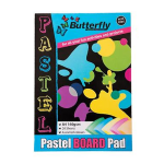 Butterfly A4 160gsm Pastel Board Pad, 20 Sheets